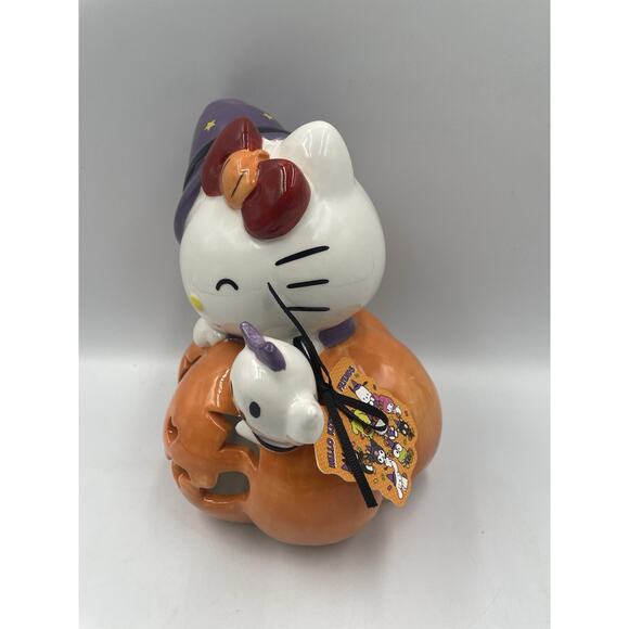 Hello Kitty Ghost On Jack O Lantern By Heather Goldminc NEW-Fast Shipping! - Picture 4 of 9